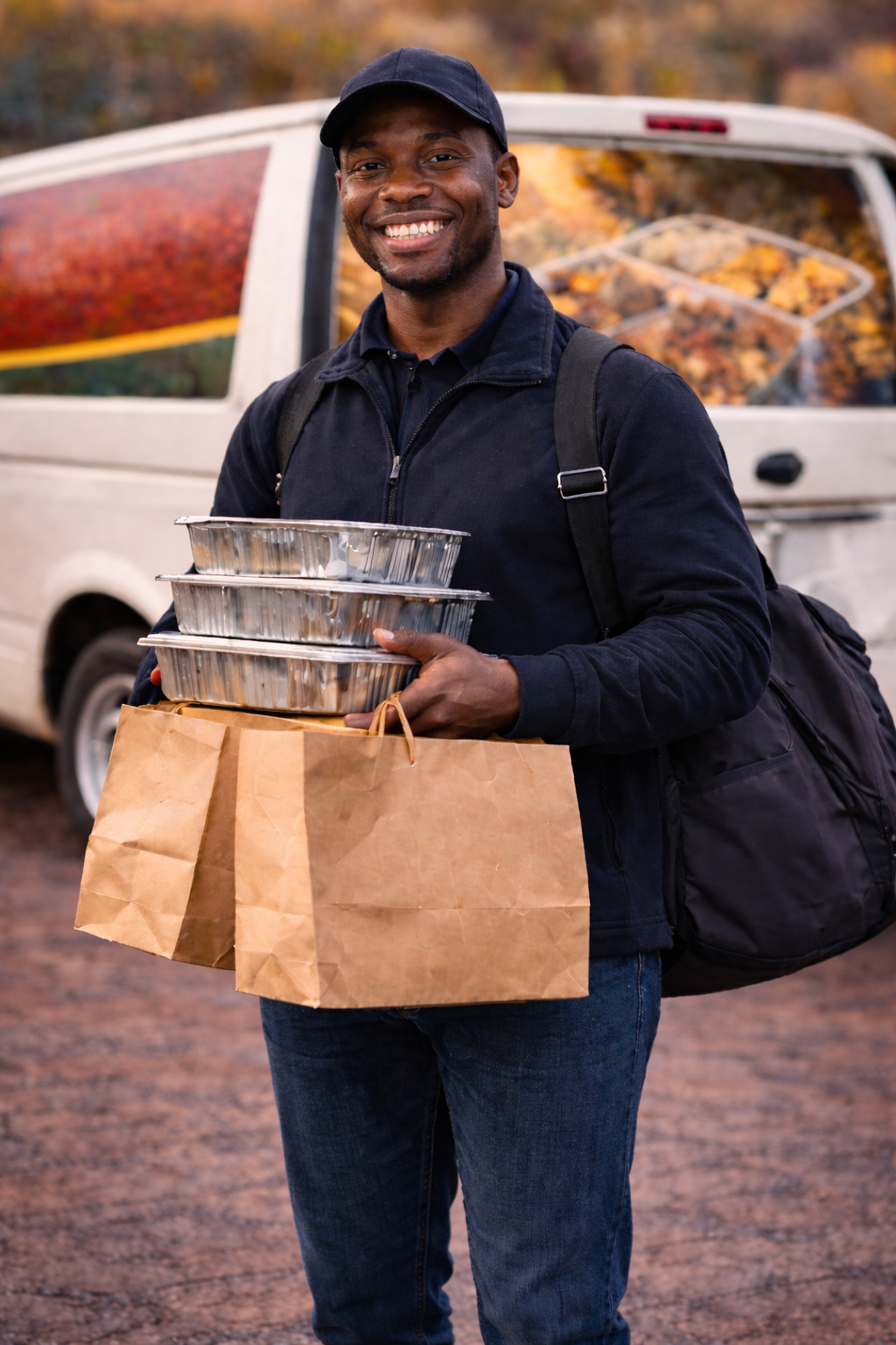 Serviço de entrega de marmitas